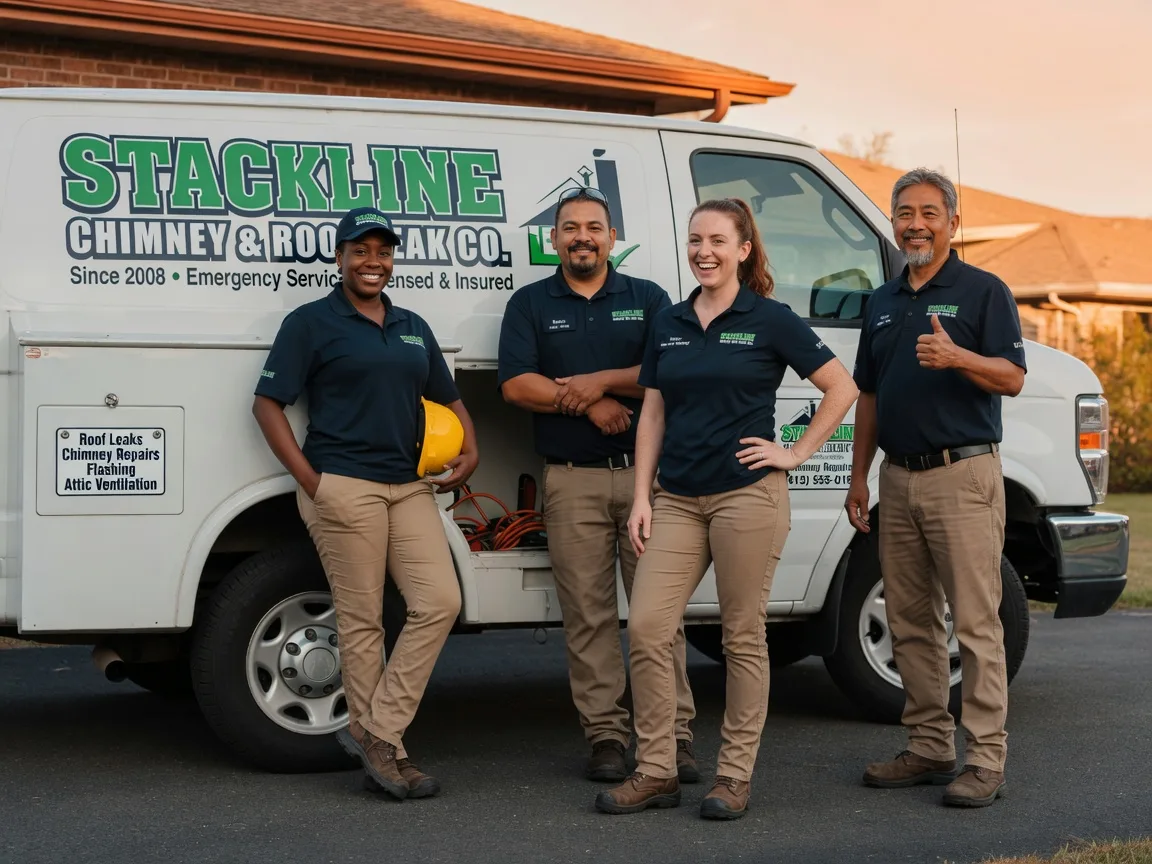 Chimney flashing repair company in Milton, GA